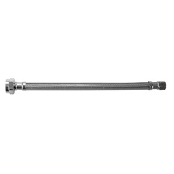 Jaclo :: JACLOFLEX™ Clear Stainless Steel Flexible Braided 3/8