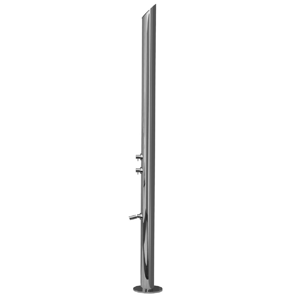 Jaclo :: Aqua Adagio Outdoor Shower Column- Floor Install